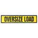 18 x 84 Inch Oversized Load Sign | Vinyl Mesh with Brass Grommets | National Truck Parts