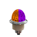 3/4 Inch Dual Color LED Watermelon Light 3-Wire | Amber and Purple | National Truck Parts