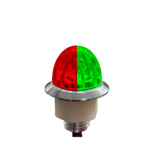 3/4 Inch Dual Color LED Watermelon Light 3-Wire | Red and Green | National Truck Parts