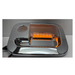 Chrome Plastic Exterior Door Handle Cover with LED Lights | Amber | Driver Side | National Truck Parts