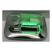 Chrome Plastic Exterior Door Handle Cover with LED Lights | Green | Driver Side | National Truck Parts