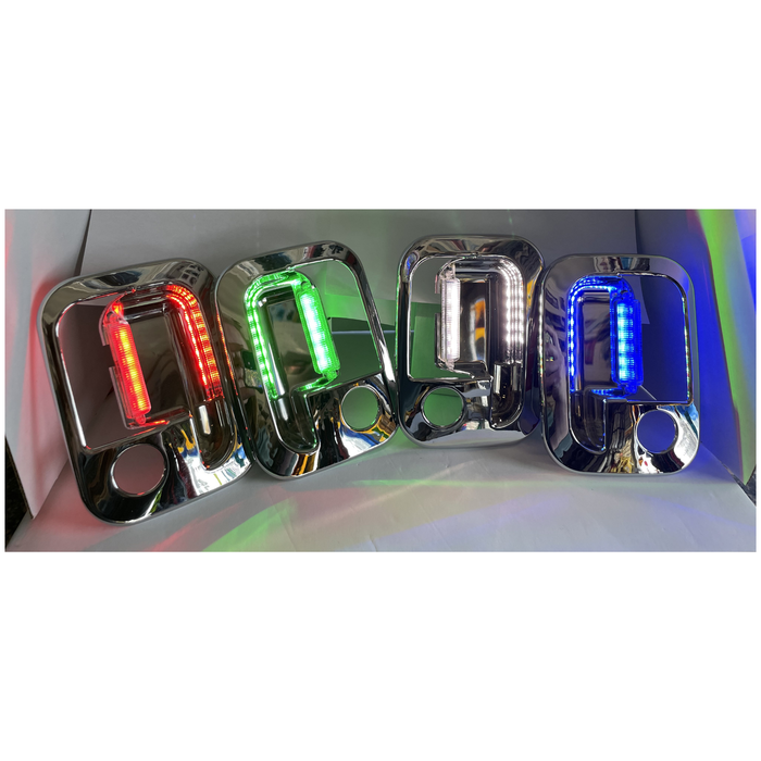 Chrome Door Handle Cover With LED Lights | National Truck Parts