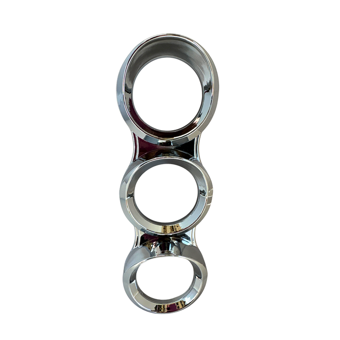 Kenworth Chrome Triple Gauge Cover 2006+ | National Truck Parts