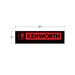 Kenworth Mud Flap 24 x 6 Matte Red | National Truck Parts