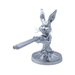Shotgun Bunny Hood Ornament Chrome | National Truck Parts