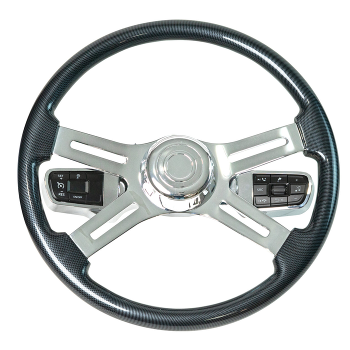 Smart Wheel Adapter Kit Chrome | Fits Peterbilt and Kenworth 2021 Plus Four Spoke | National Truck Parts