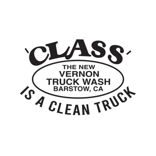 Class Logo Car and Truck Vinyl Decal Black | The New Vernon Truck Wash