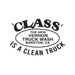 Class Logo Car and Truck Vinyl Decal Black | The New Vernon Truck Wash