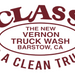 Class Logo Car and Truck Vinyl Decal Burgundy | The New Vernon Truck Wash