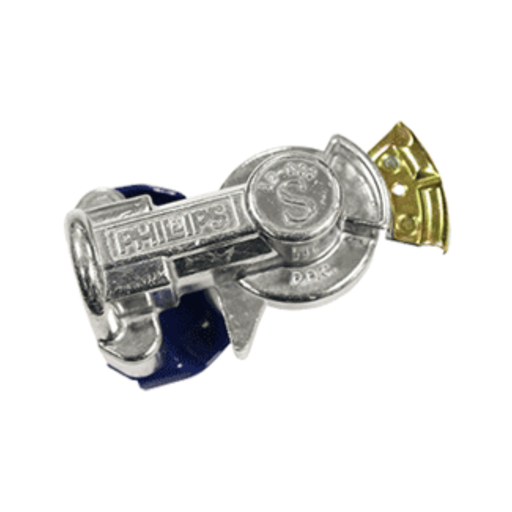 Phillips Emergency 1/2 Inch Straight Mount Gladhand Matte Blue | The New Vernon Truck Wash