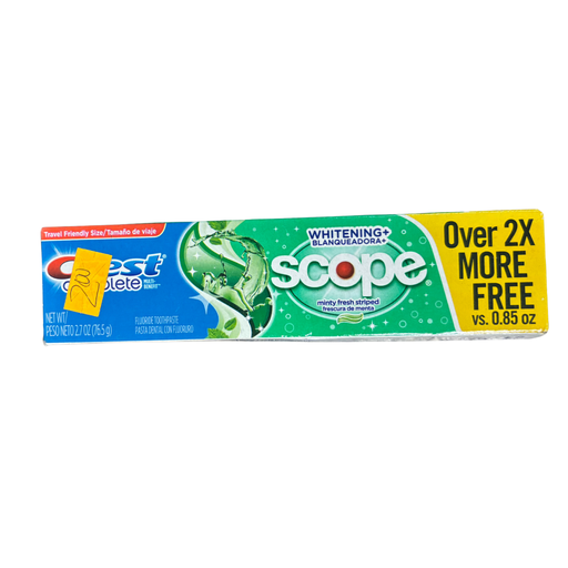 Scope Toothpaste | The New Vernon Truck Wash