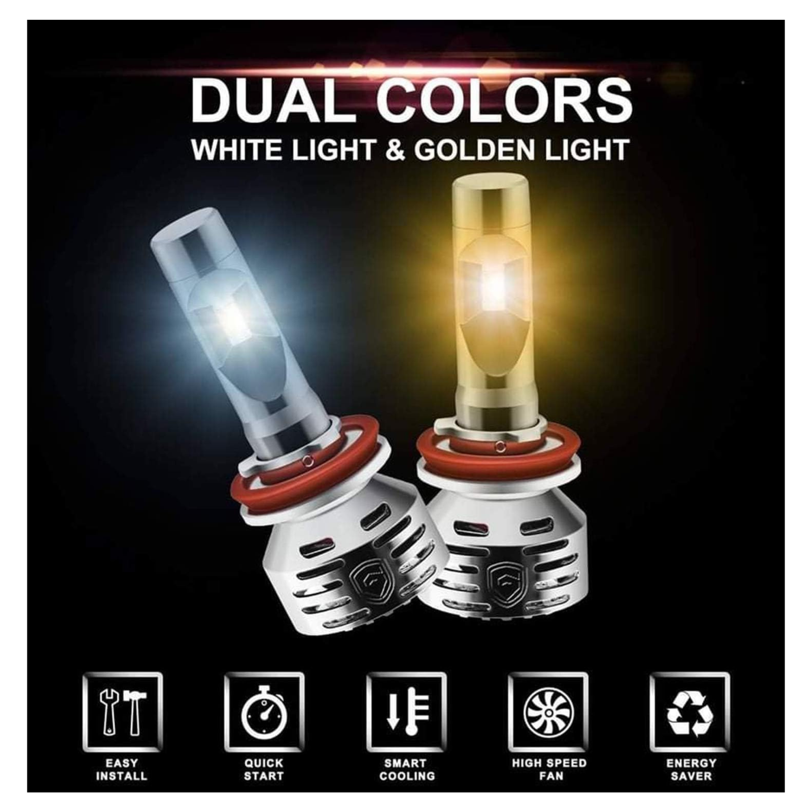 GPNE H4 LED Headlight 2ct | 2 Count | Omega Led