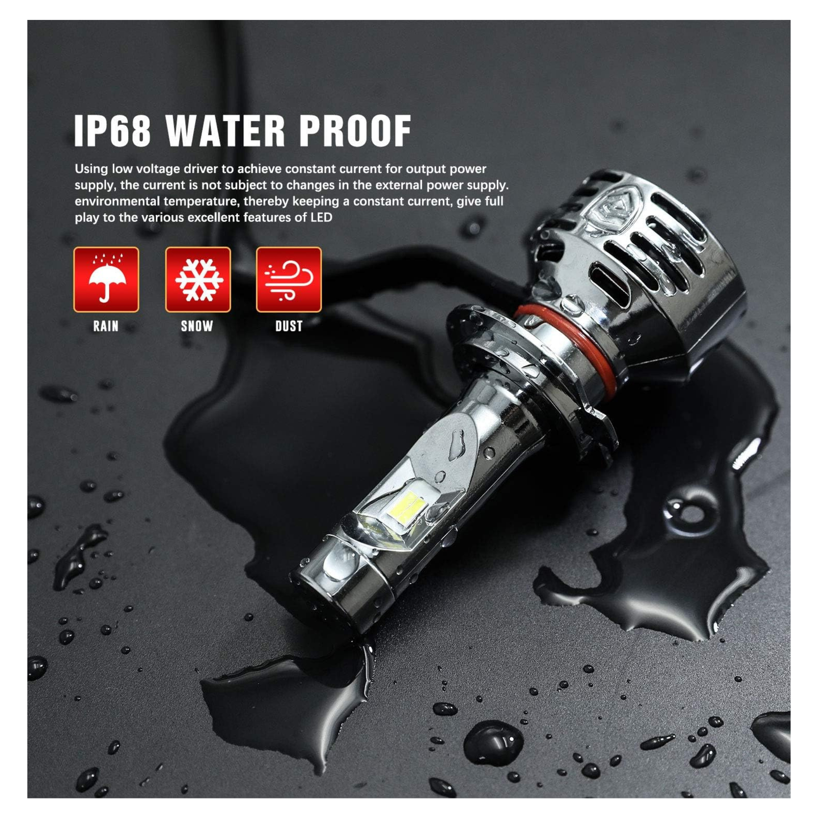 GPNE H4 LED Headlight 2ct | 2 Count | Omega Led