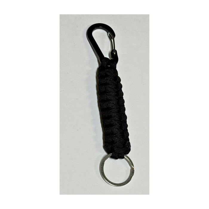 Paracord Keychain All Black | Paracord Gear