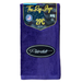 Peterbilt Logo Door Handle Rag with Fancy Script | Purple | Black Oval Logo | 2-Pack