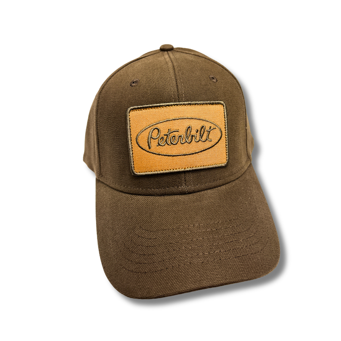 Peterbilt Snapback Hat Brown Rust Logo | Peterbilt