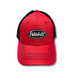 Peterbilt Snapback Hat Red Black Mesh Black Logo | Peterbilt