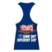 Playful Pig Logo Women’s Tank Top Same Sh!t Different Day Blue | The New Vernon Truck Wash