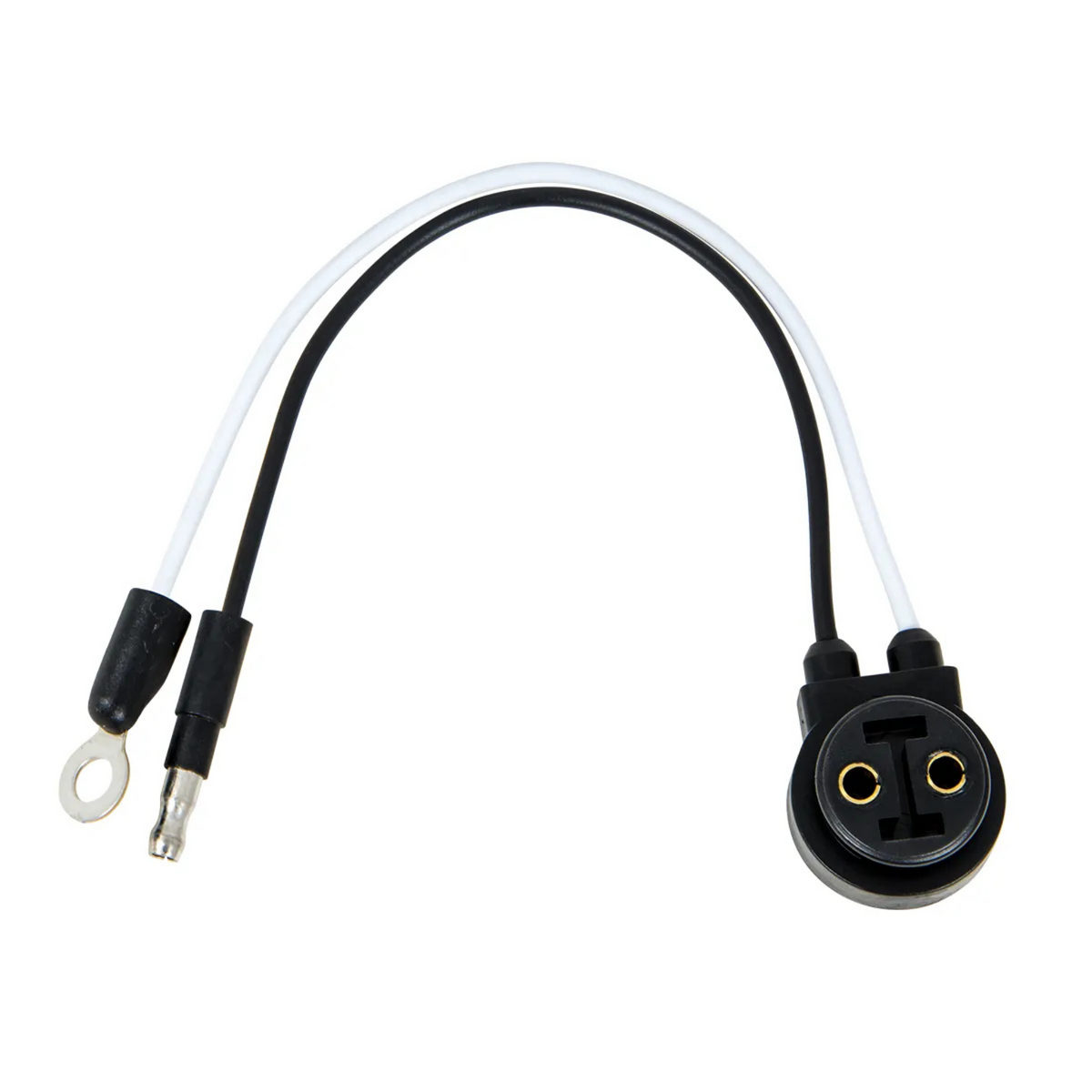 Round 2 Prong Plug | 6" Male Bullet Plug with Ground Ring | Grand General