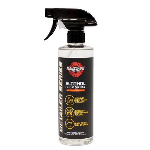 Alcohol Prep Spray 16oz | Surface Prep for Paint Plastic Glass | Renegade