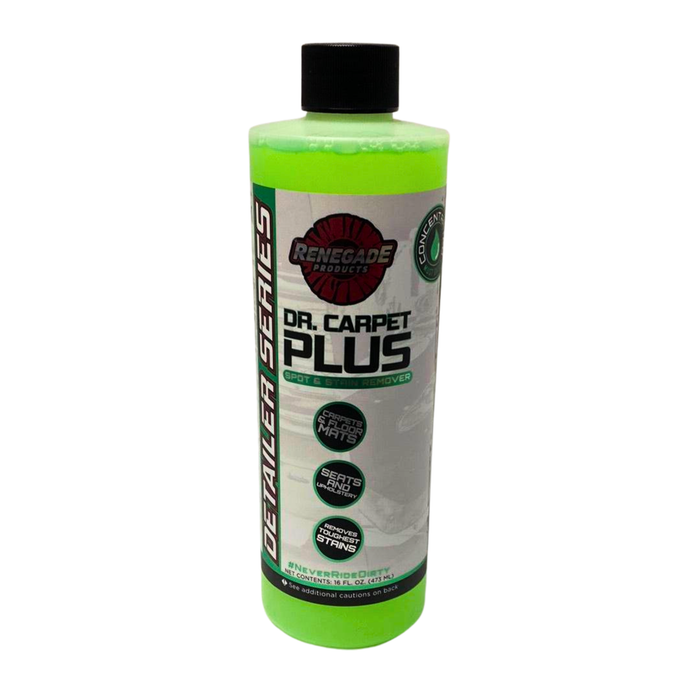 Dr. Carpet Plus Spot & Stain Remover | 16 oz | Carpet & Upholstery Cleaner | Renegade