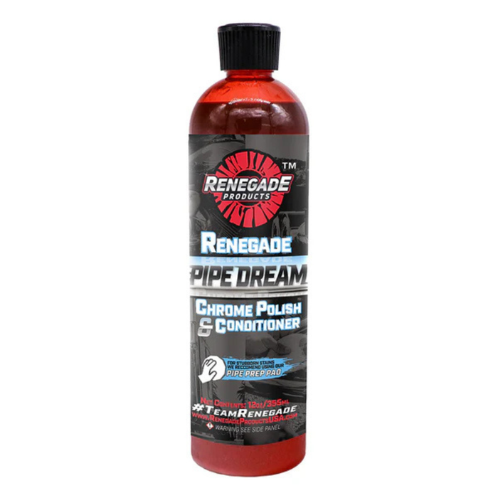 Pipe Dream Chrome Conditioner & Polish | 12 oz | Chrome Restoration & Protection | Renegade