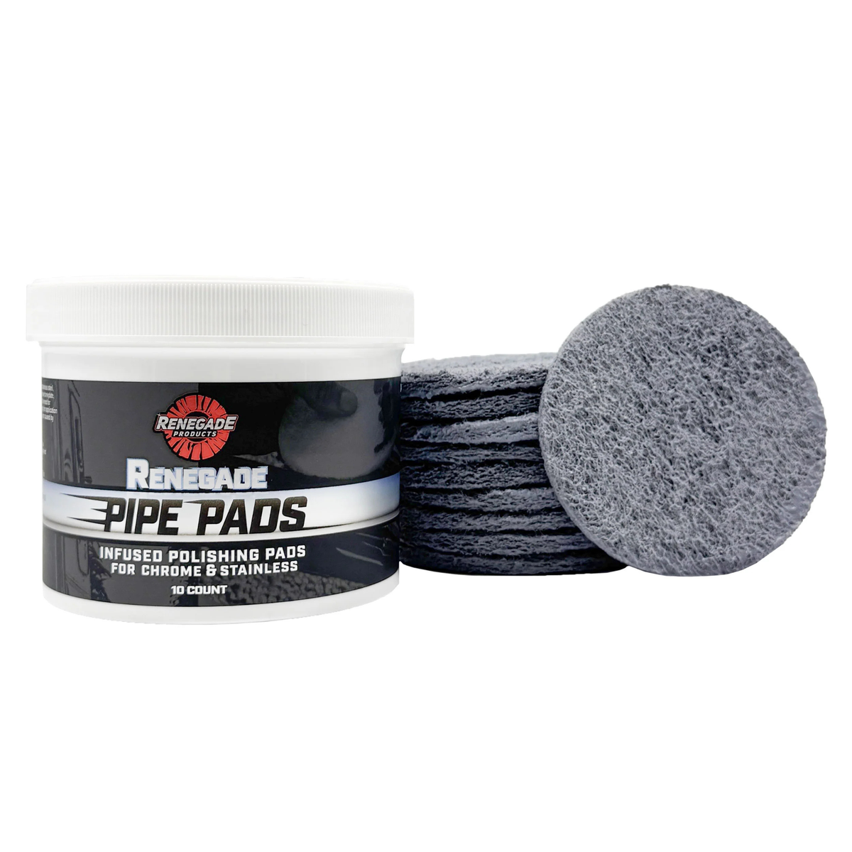 Pipe Dream Infused Polishing Pads | Full Tub | Metal Polishing | Mirror Finish | Stainless Steel Aluminum Chrome | Renegade