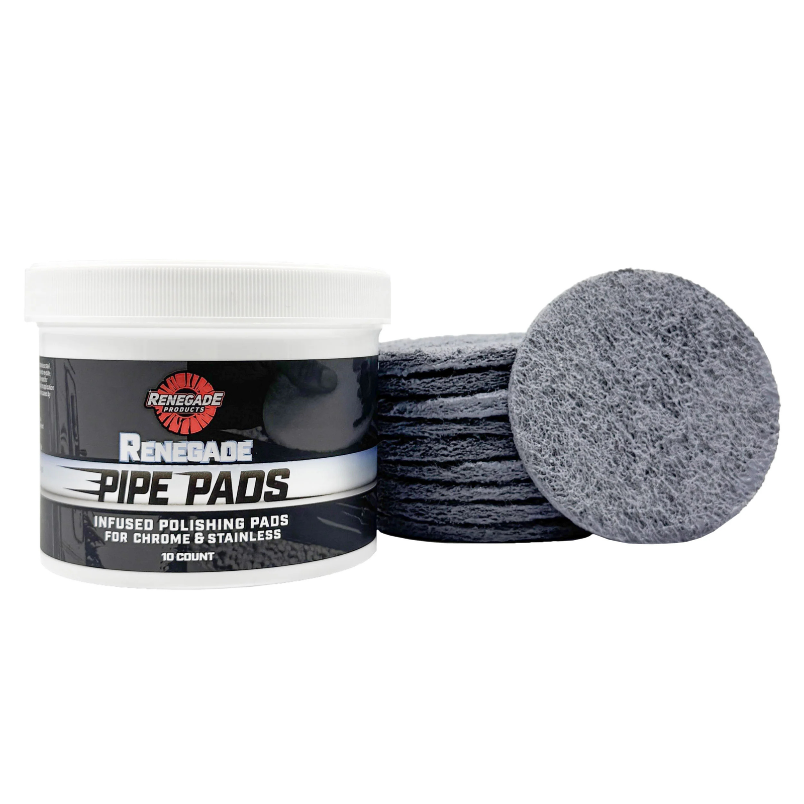 Pipe Dream Infused Polishing Pads | Full Tub | Metal Polishing | Mirror Finish | Stainless Steel Aluminum Chrome | Renegade