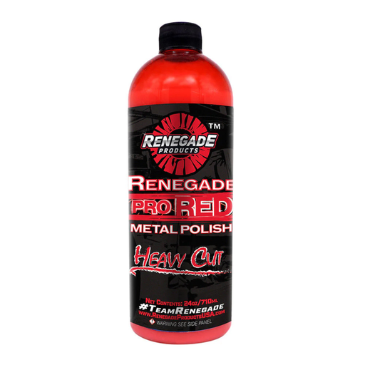 Renegade Pro Red Heavy Cut Metal Polish | 24 oz | Deep Metal Restoration | Renegade