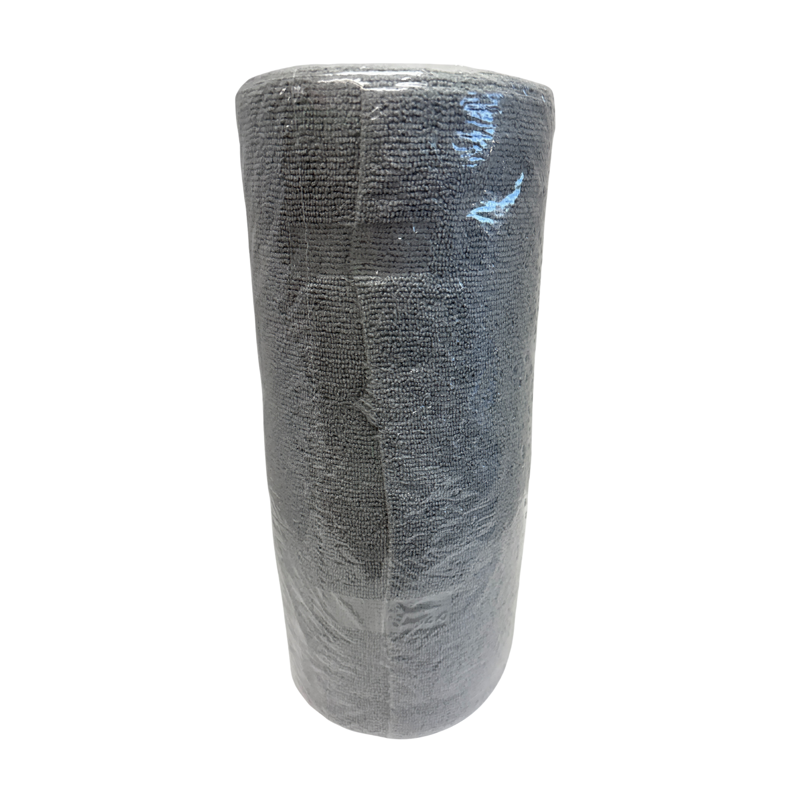 Roll of 30 Premium Microfiber Towels | 12x12 Inch | 260 GSM | Light Grey | Renegade