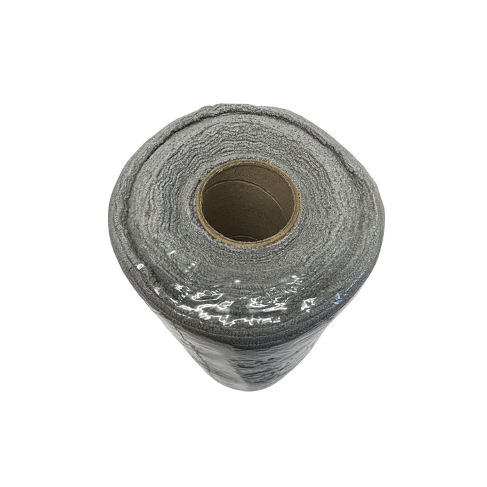 Roll of 30 Premium Microfiber Towels | 12x12 Inch | 260 GSM | Light Grey | Renegade