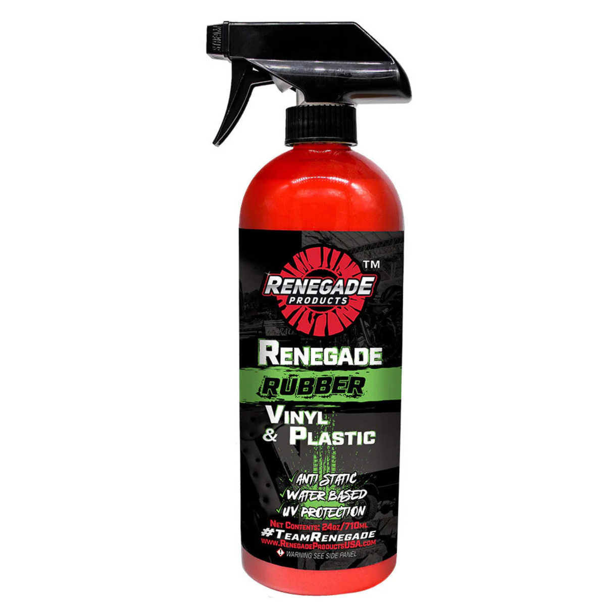 Rubber Vinyl &amp; Plastic Spray | 24 oz | UV Protectant Restorer | Renegade