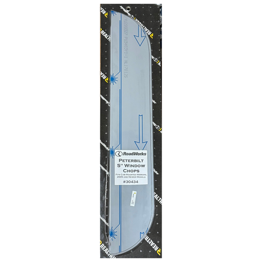 Peterbilt Top of Door Trim 5” Stainless Steel | RoadWorks