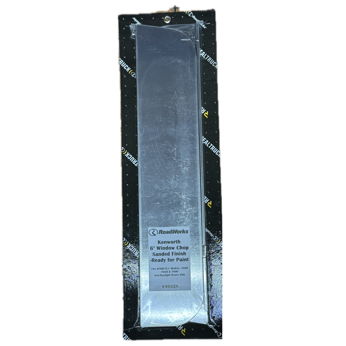 6" Top of Door Chop | Sanded Stainless Steel | RoadWorks