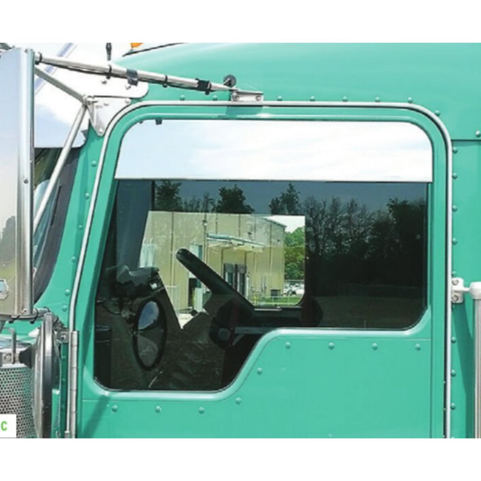 6" Window Chops | Daylite Door | Polished Stainless Steel | RoadWorks