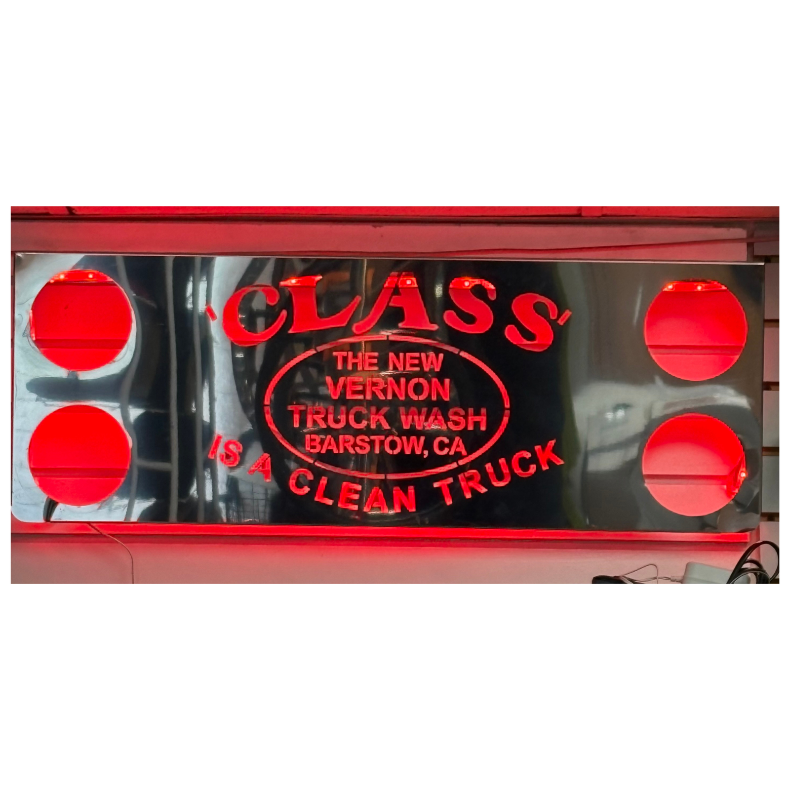 Class Is A Clean Truck Rear Light Panel with Backing | Roadworks