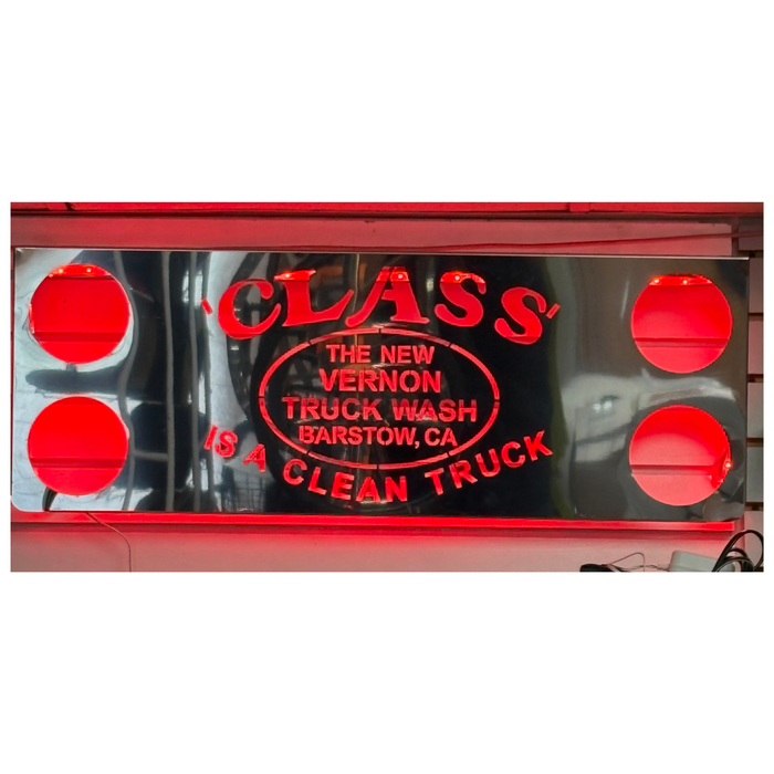 Class Is A Clean Truck Rear Light Panel with Backing | Roadworks