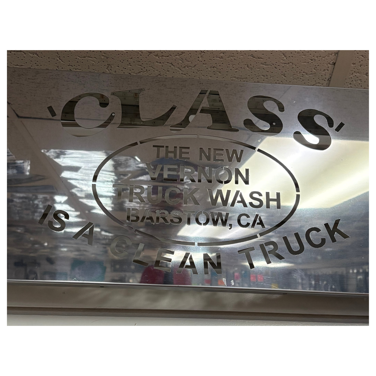 Class Is A Clean Truck Rear Light Panel with Backing | Roadworks