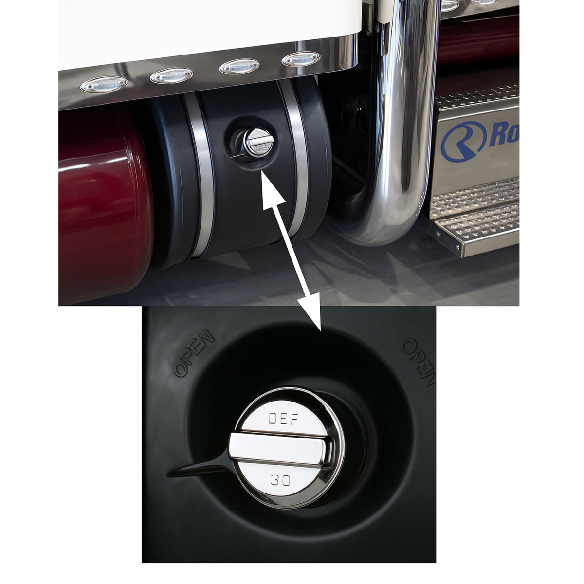 Def Tank Grommet | Black Rubber | RoadWorks