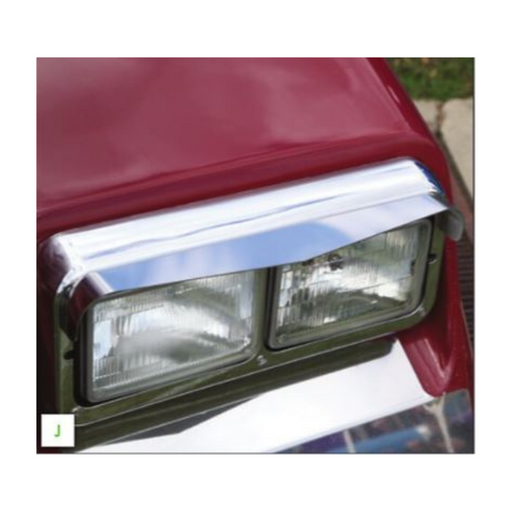 Double Headlight Visor | Pointed | RoadWorks