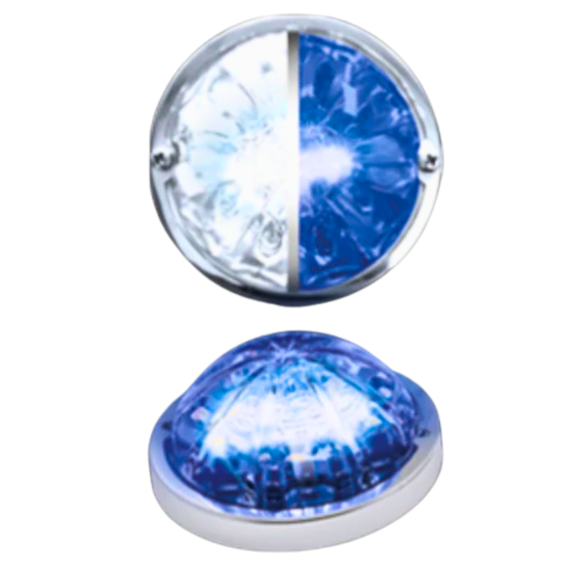 Dual Color Hero Low Pro Watermelon LED Light White and Blue | RoadWorks