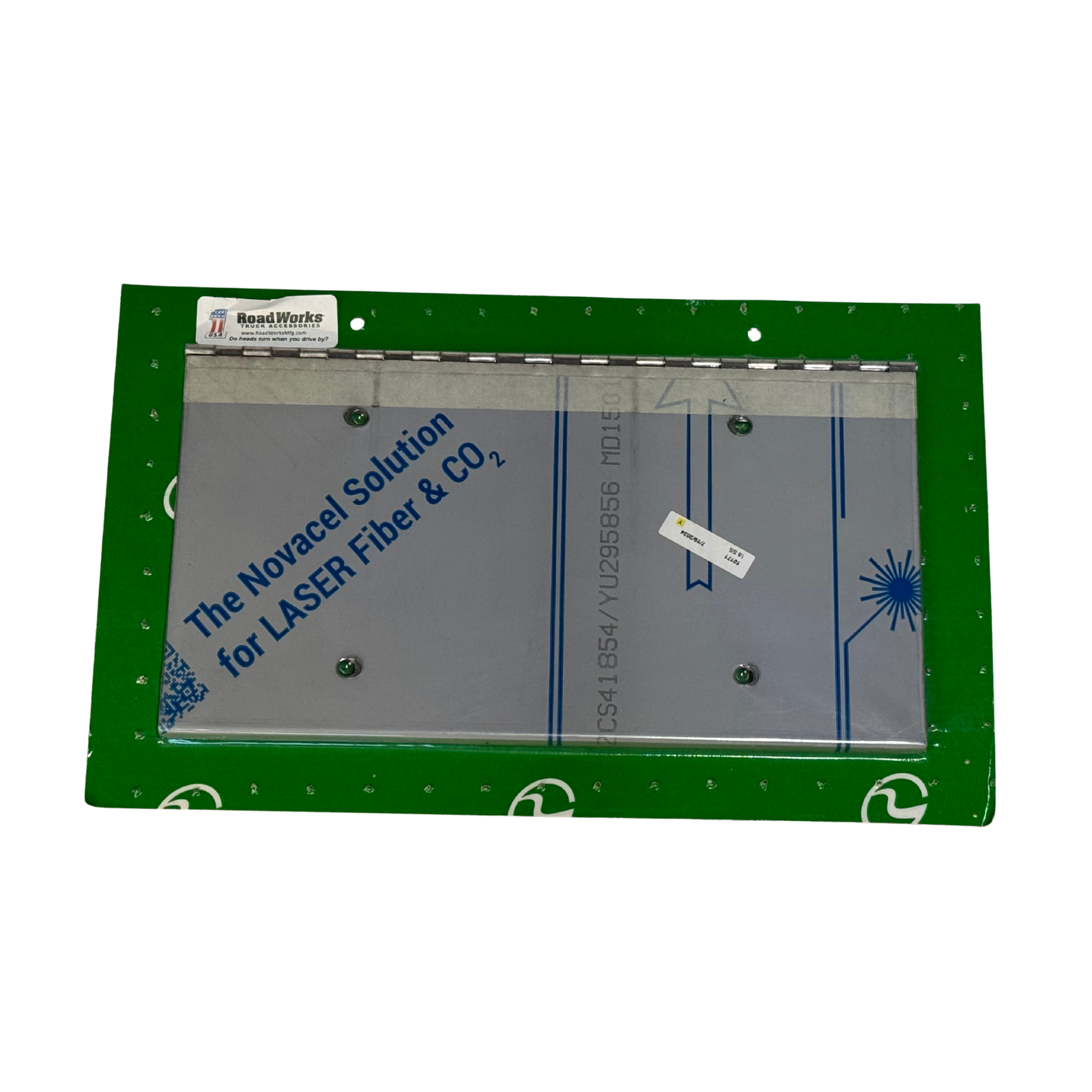 Hinged License Plate Holder Double | Polished Stainless Steel | RoadWorks