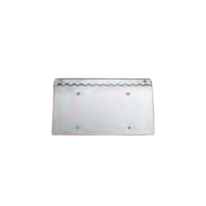 Hinged License Plate Holder Single | Polished Stainless Steel | RoadWorks 