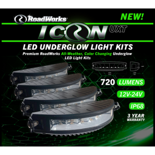 Icon UXT LED Underglow Light Kit Set of  Multicolor | RoadWorks
