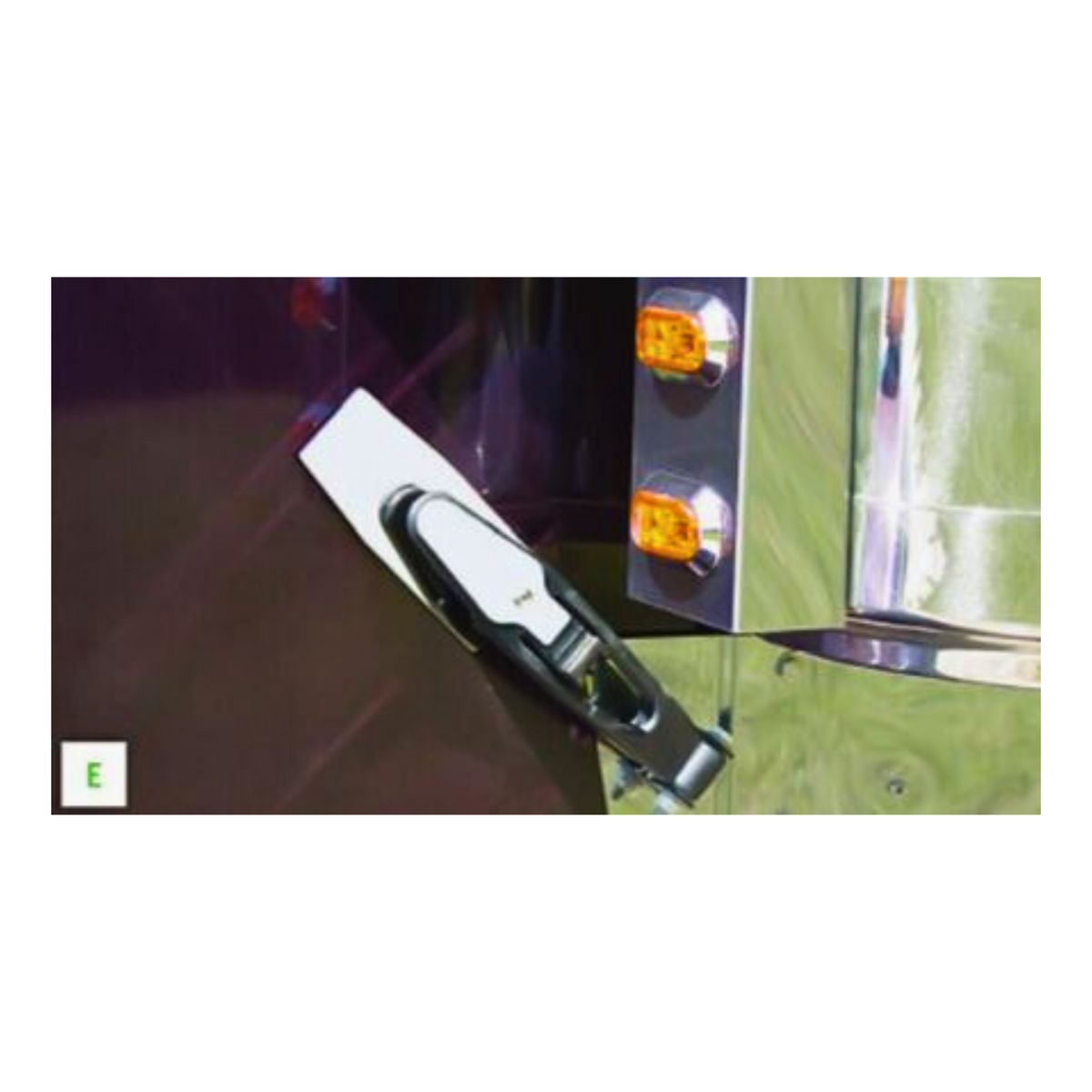 Hood Latch Accent Trim | Kenworth W900L | RoadWorks