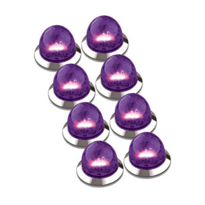 Mini Hero Watermelon Lights | 3/4" Purple | 8 Pack | RoadWorks