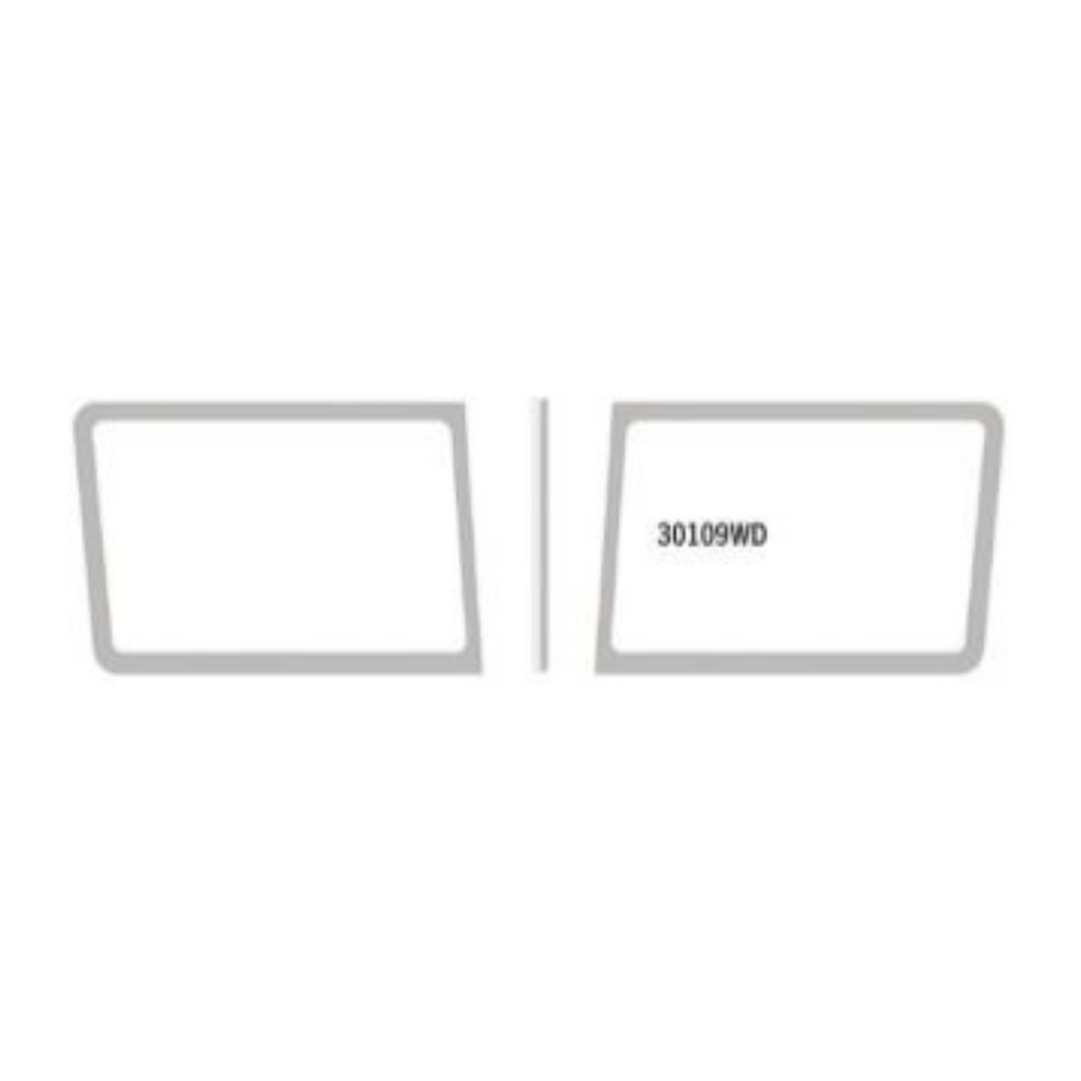 Wide Windshield Trim | 3pc | Peterbilt | RoadWorks