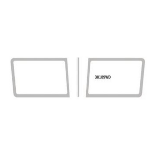 Wide Windshield Trim | 3pc | Peterbilt | RoadWorks