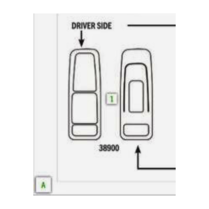 Interior Power Window Trim | Heat and Moto Mirror | Peterbilt 567/579 | RoadWorks