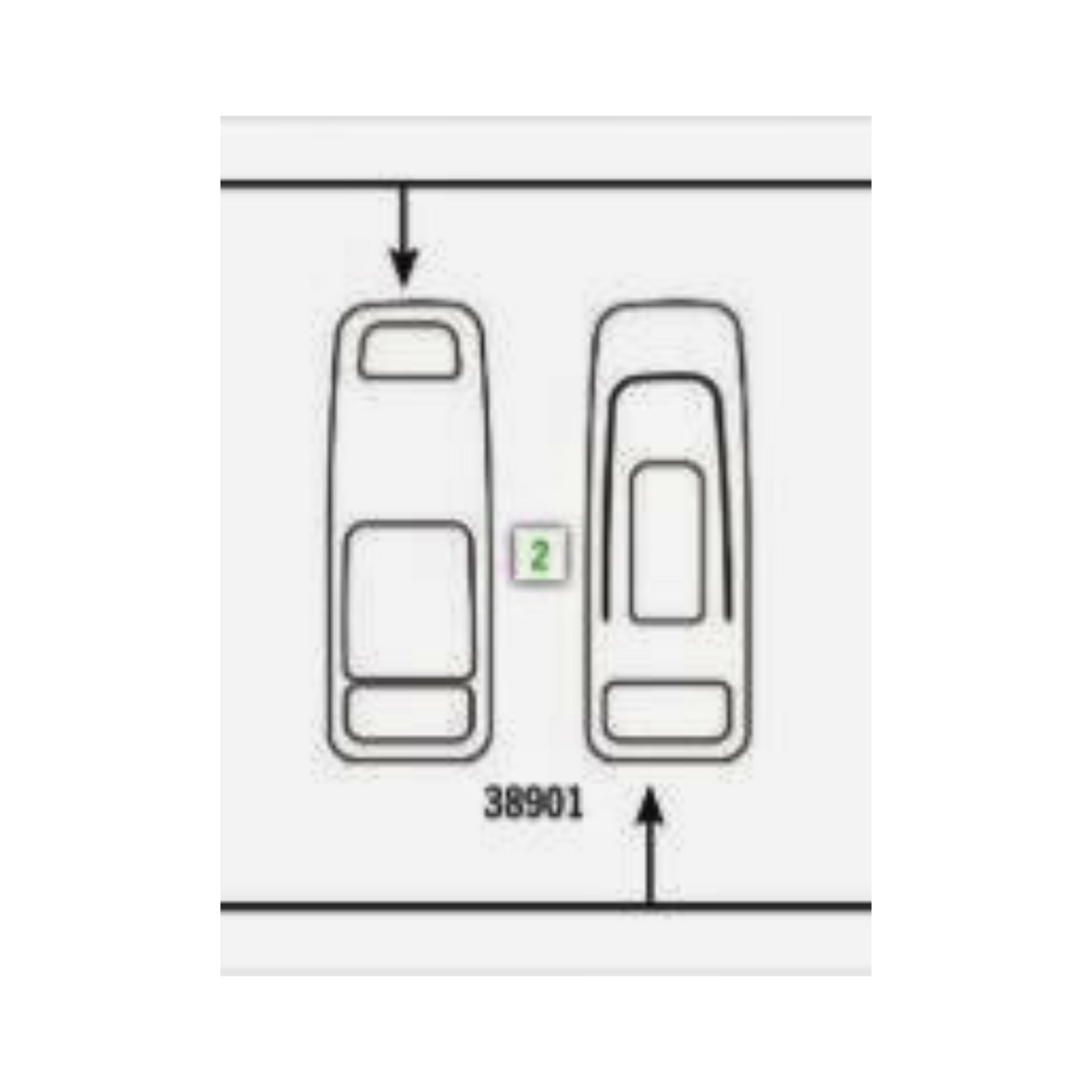 Interior Power Window Trim | Heat and No Moto Mirror | Peterbilt 567/579 | RoadWorks
